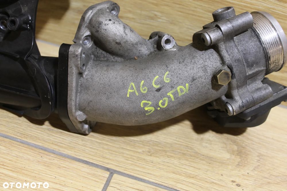 Kolektor ssący Przepustnica Audi A6C6 059145762B   063145997 - 4
