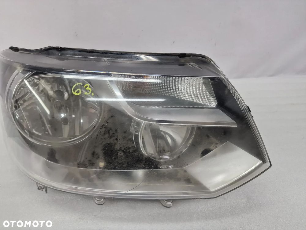 VW T5 LIFT 7E0 MULTIVAN 10- PRAWA ZWYKŁA LAMPA PRZEDNIA PRZÓD , NR 7E1941016J , NR AUKCJI LA63 - 4