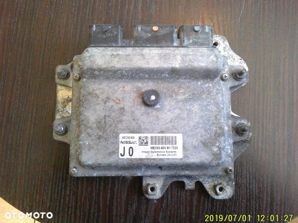 NISSAN QASHQAI J10 MODUŁ STEROWNIK SILNIKA MEC93-600B1