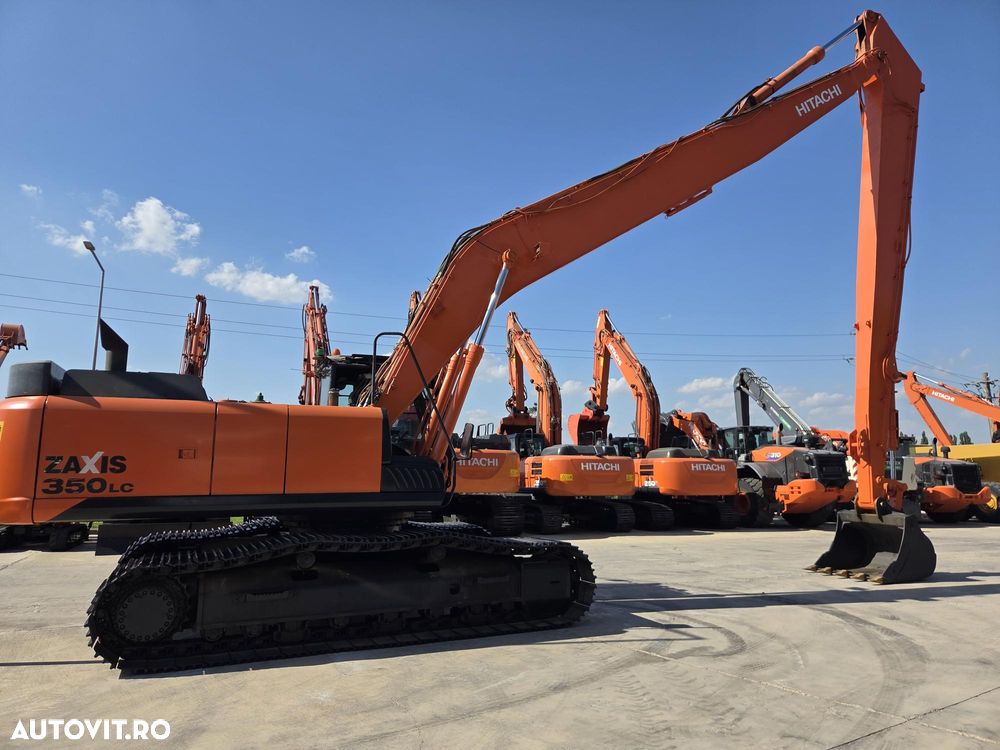 Hitachi ZX350LC, 8.053h, 40 tone, lung brate 20m, ad sapare 18m, cupa 1mc, contragreutate, senile late, consum mediu 25l/h, AC, protectie cabina, 3 pompe hidr Hitachi, revizie hidr efectuata, PROMOTIE 109.900 EUR+Tva - 6