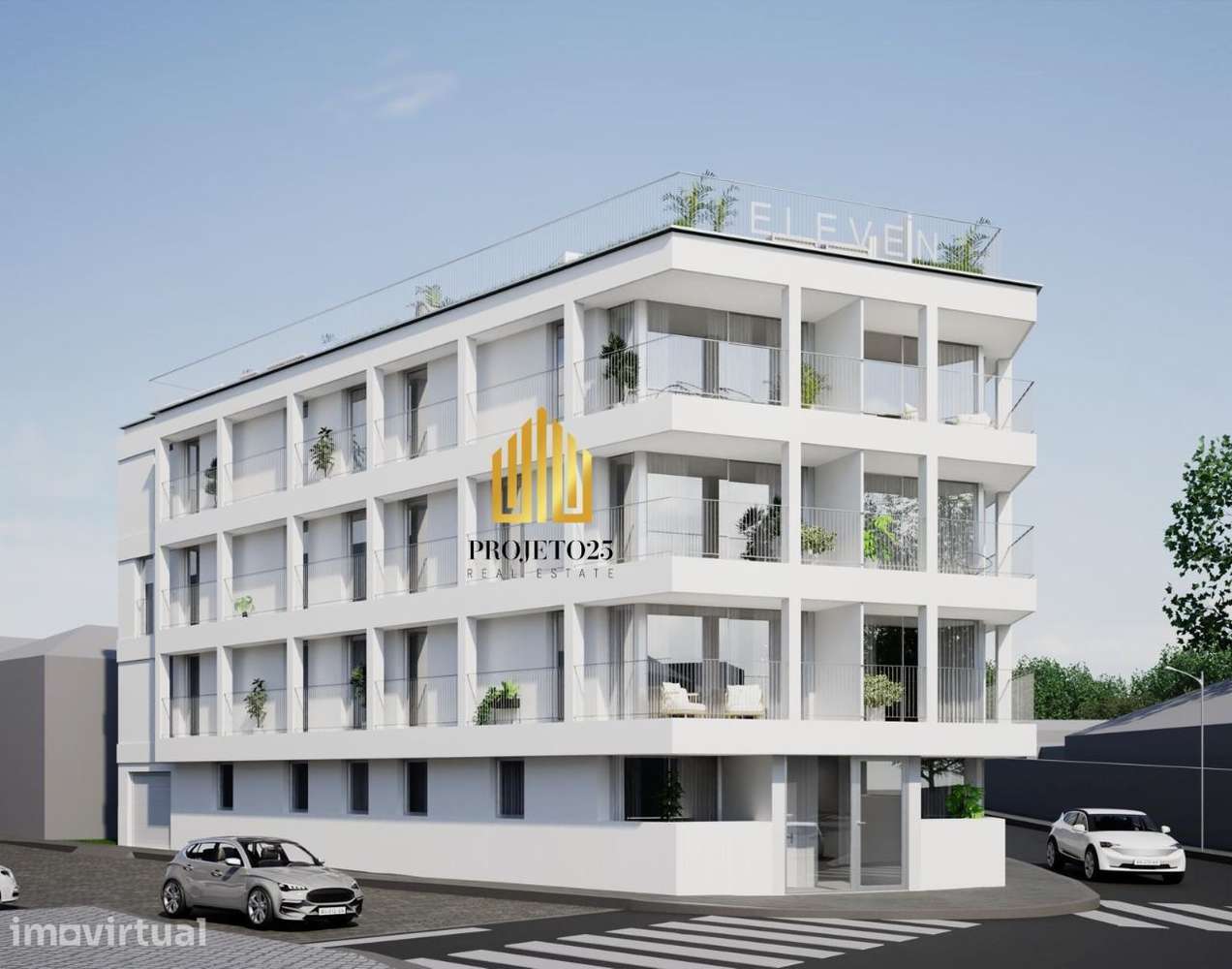 T2 NOVO C/TERRAÇO E PISCINA, VARANDA, BOX C/50m2, ao NorteShopping - Grande imagem: 2/23