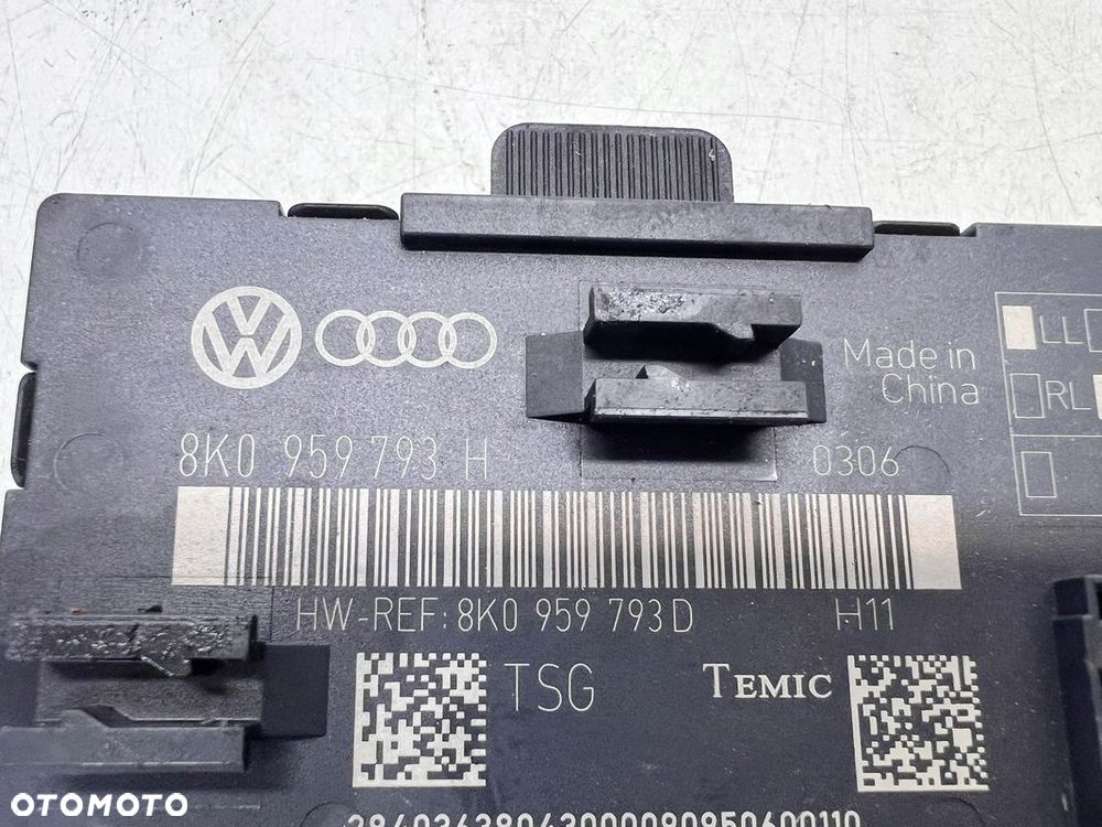MODUŁ STEROWNIK DRZWI AUDI A4 B8 A5 Q5 8K0959793H - 3