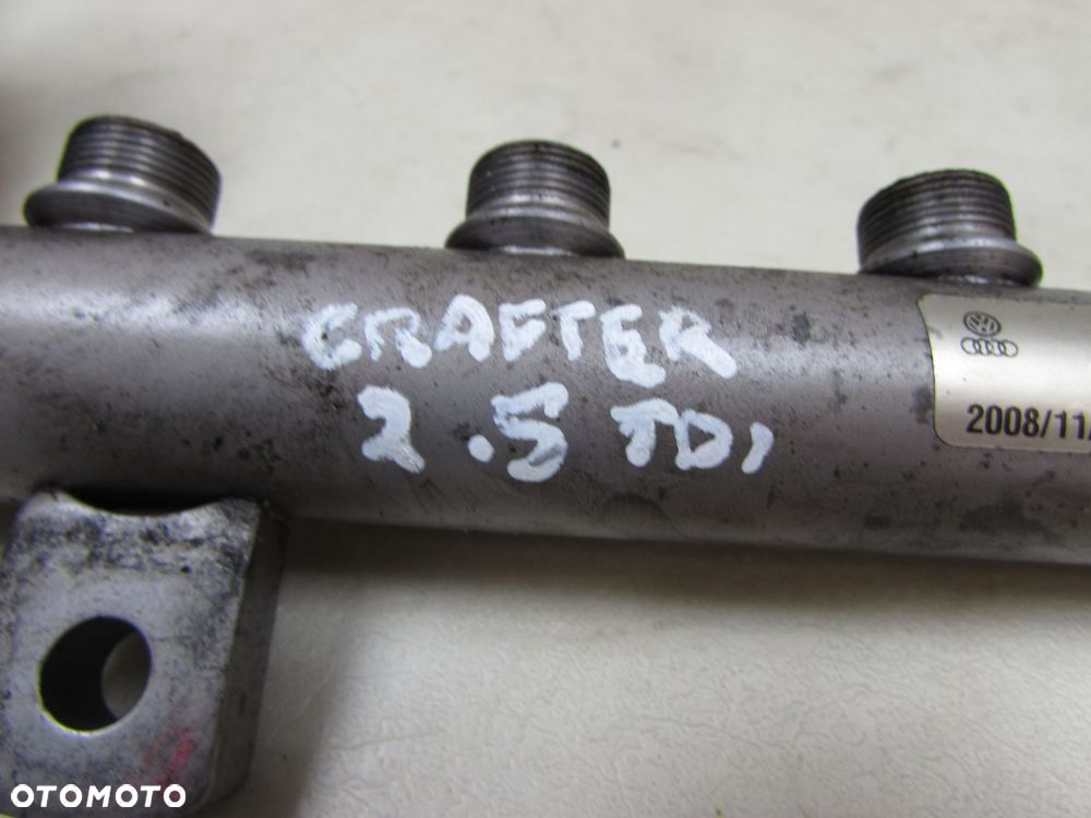 VW CRAFTER 2.5 TDI 06-11 LISTWA WTRYSKOWA PALIWA CZUJNIK 55PP12-01 076130093C 0281002992 057130764N - 6