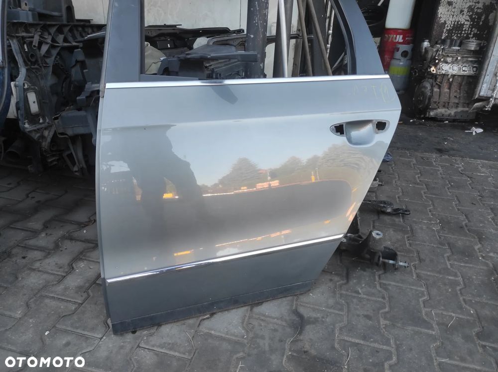 VW PASSAT B6 LA7T SZARE DRZWI TYŁ LEWY TYLNE LEWE WYSYŁKA !!!!!!! - 2
