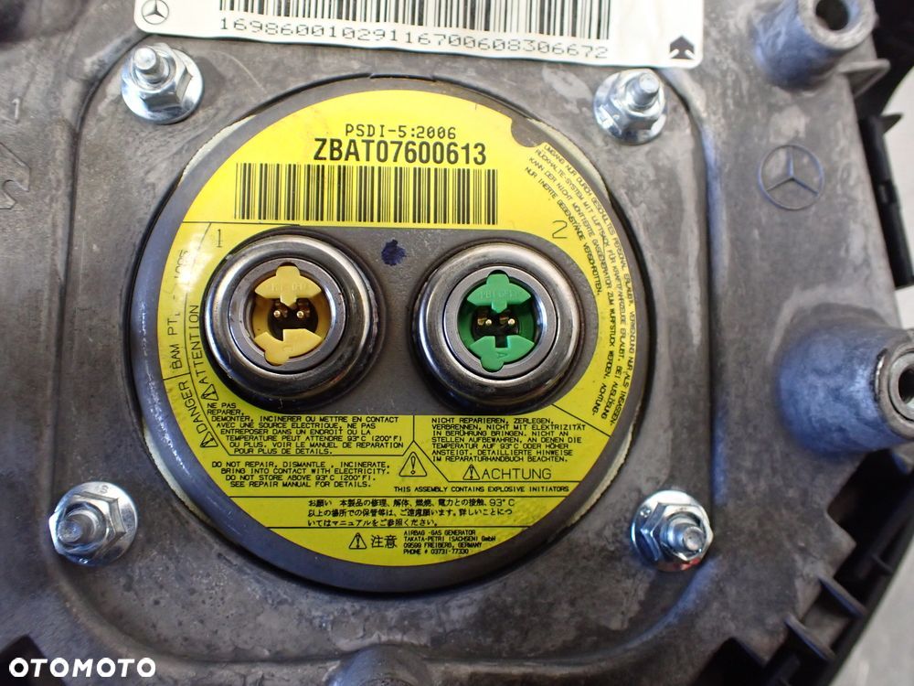 PODUSZKA KIEROWCY MERCEDES W169 A160 - 2