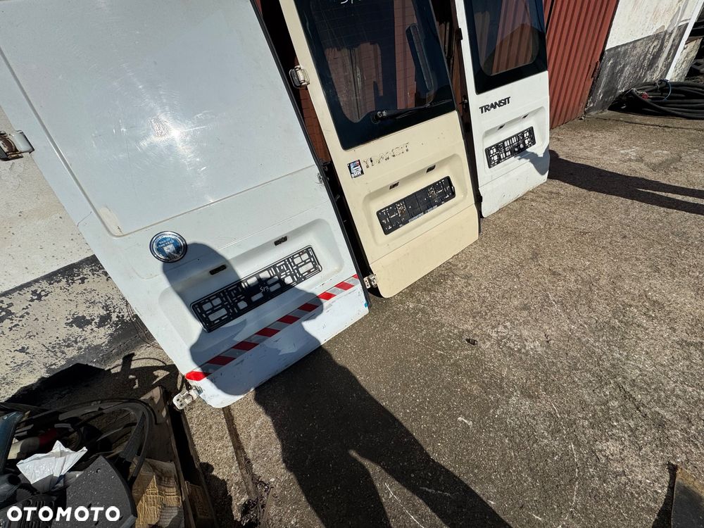 Ford transit 06-14 drzwi tylne mk 6 mk 7  skrzydła z szybą bez blaszaki niskie średnie wysokie - 5