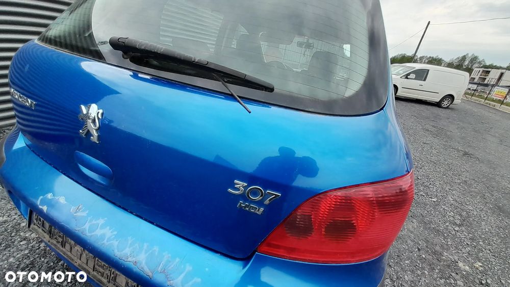 PEUGEOT 307 5D HB KLAPA BAGAŻNIKA TYLNA TYŁ KOMPLETNA KMFD nr. 74/4 - 2