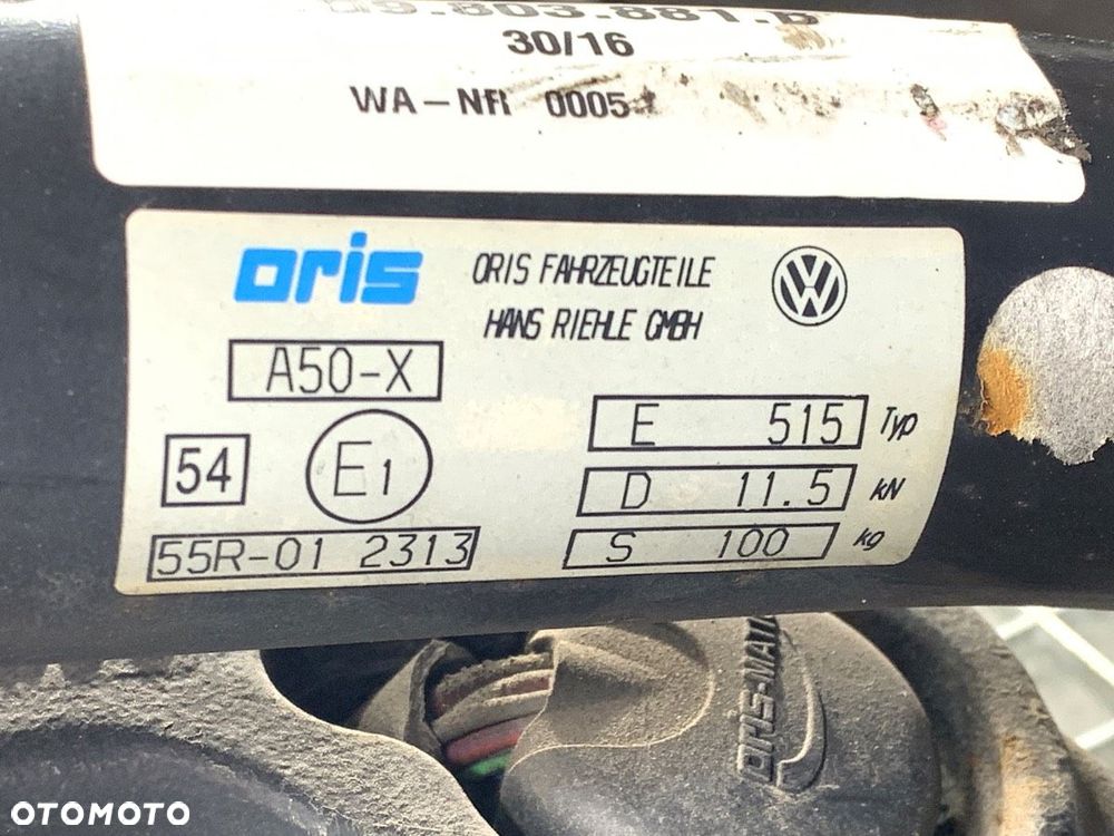 HAK HOLOWNICZY  VW PASSAT B8 Variant (3G5, CB5) 2014 - 2022 2.0 TDI 140 kW [190 KM] olej napędowy - 6