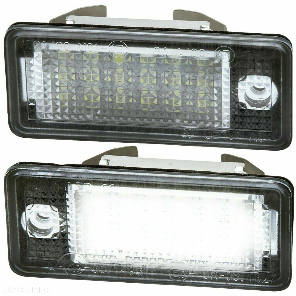 Lampi numar LED pentru Audi A4 B6, B7, A6 C6, A3, A5, A8, Q7 - 1