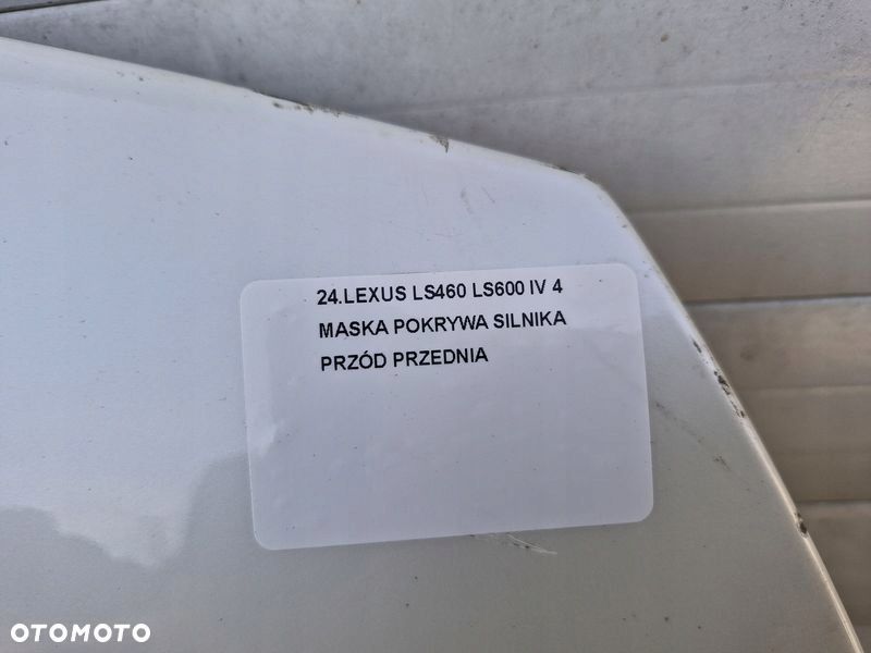 LEXUS LS460 LS600 IV 4 MASKA POKRYWA SILNIKA PRZÓD PRZEDNIA - 3