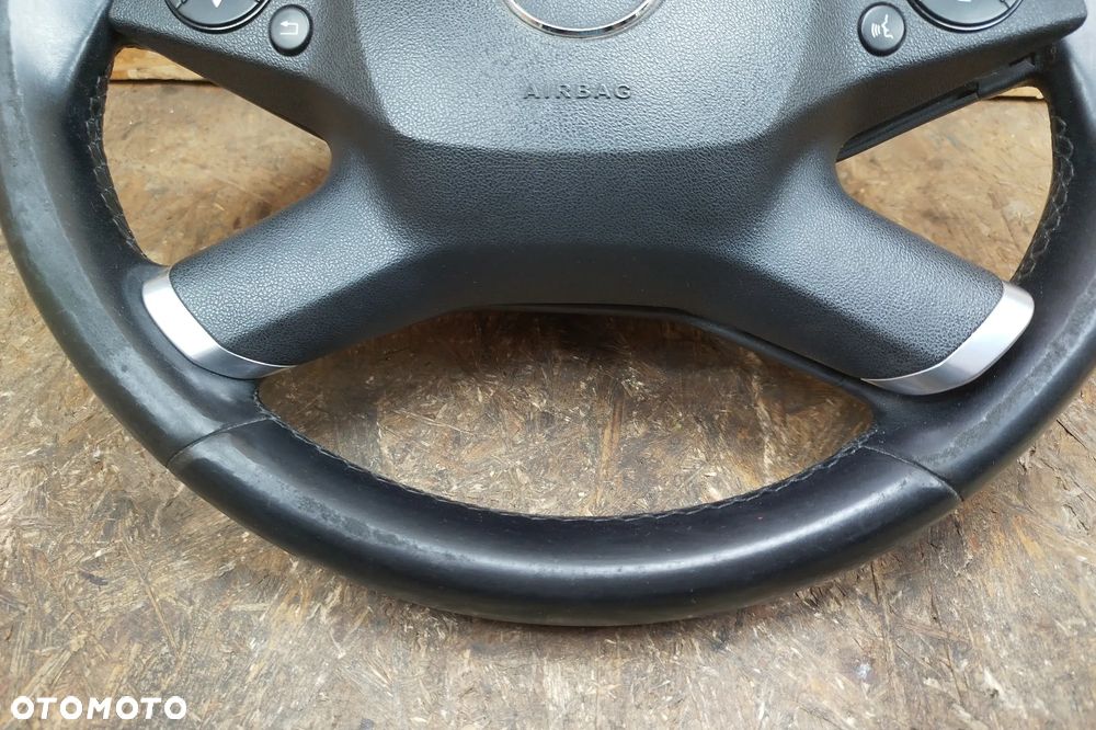 kierownica SKÓRA CZARNA multi z poduszką do MERCEDES W212  09-E-klasa - 4