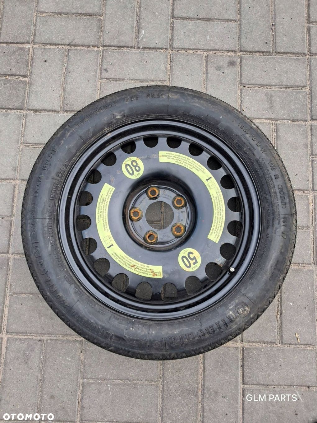 Mercedes V klasa W447 Koło zapasowe 155/70R17 dojazdówka 2194000002 - 1
