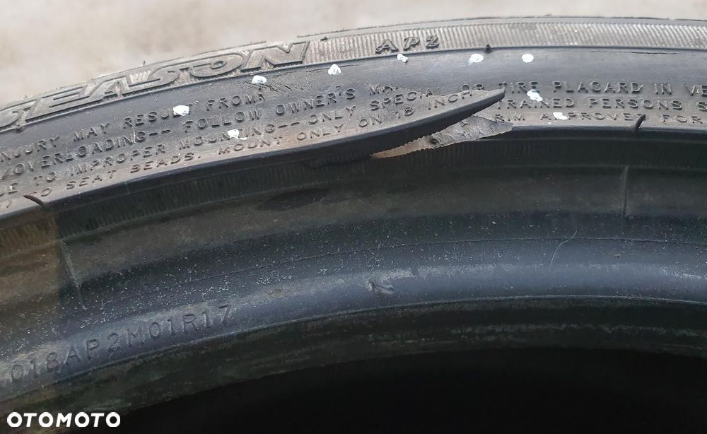 OPONY MAXXIS ALLSEASON AP2 WZMOCNIENIE REINFORCED 225/40/R18 5MM 7MM 2SZT - 9