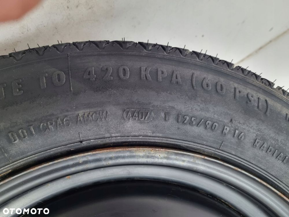KOŁO DOJAZDOWE Ford C-Max Focus Mk2 II 125/90 R16 5x108 1S71MH dojazdówka - 7