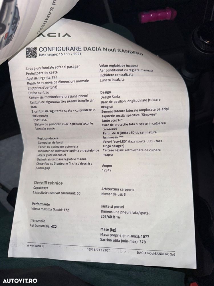 Dacia Sandero Stepway TCe 90 MT6 Comfort - 15