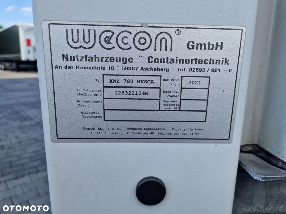 Wecon FIRANKA / 7,70m / ZAWIESIE POD WÓZEK / TANDEM / IDEALNY STAN / 2021r - 23