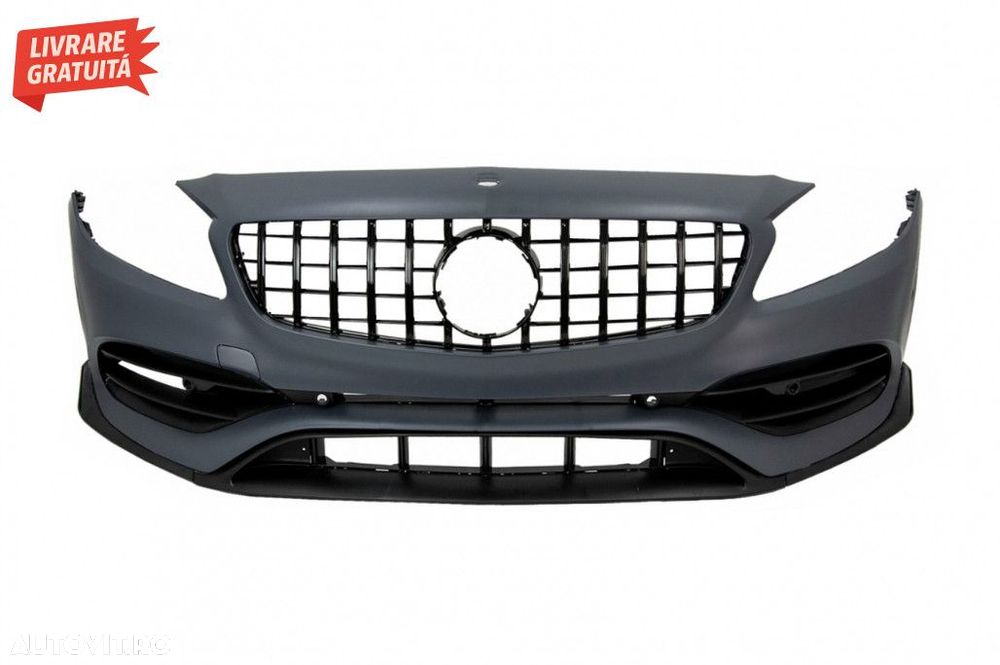 Pachet Exterior Complet cu Grila Neagra Mercedes A-Class W176 (2012-20 - 2