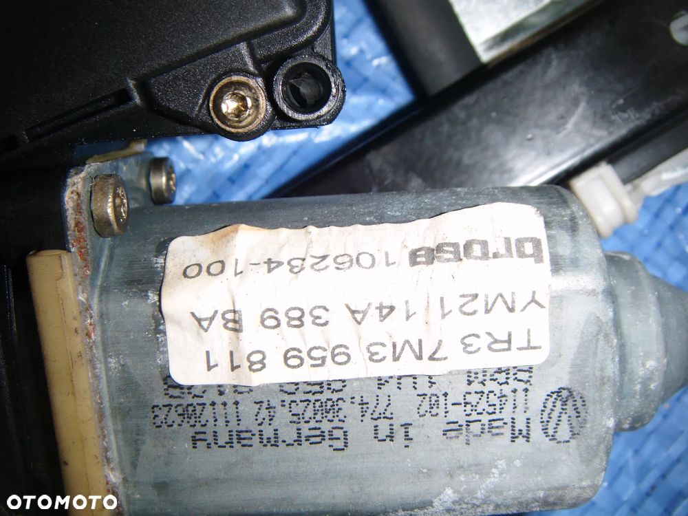 vw  sharan 02r mechanizm szyby lewy tył z silnikiem - 3