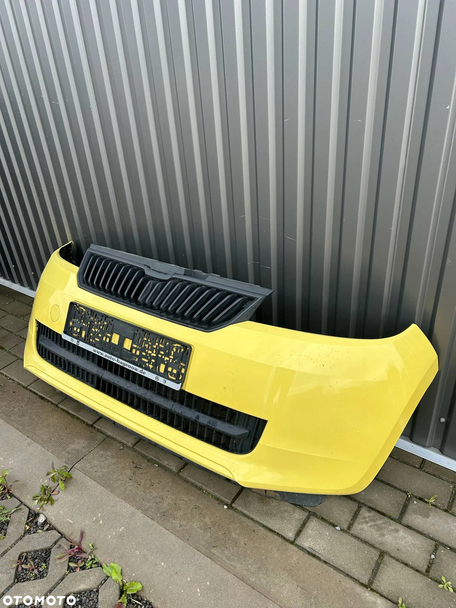 Skoda Citigo Zderzak przód, przedni kompletny grill, ładny LB1B - 5