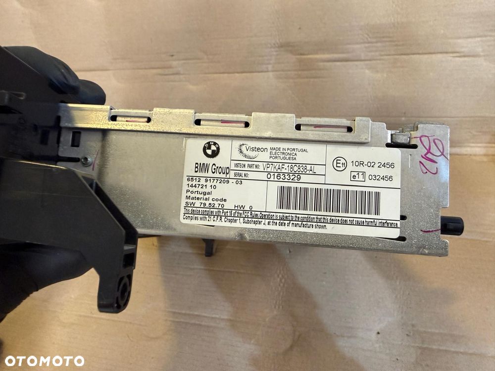 Radio BMW E87 E90 E91 6512 9177209 - 3