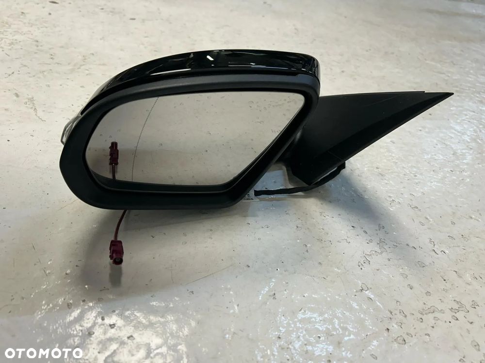 MERCEDES C KLASA W205 LUSTERKO ZEWNĘTRZNE LEWE 7 PIN + 1 PIN ANTENA ASFERYCZNE KOMPLETNE ORYGINAŁ - 7