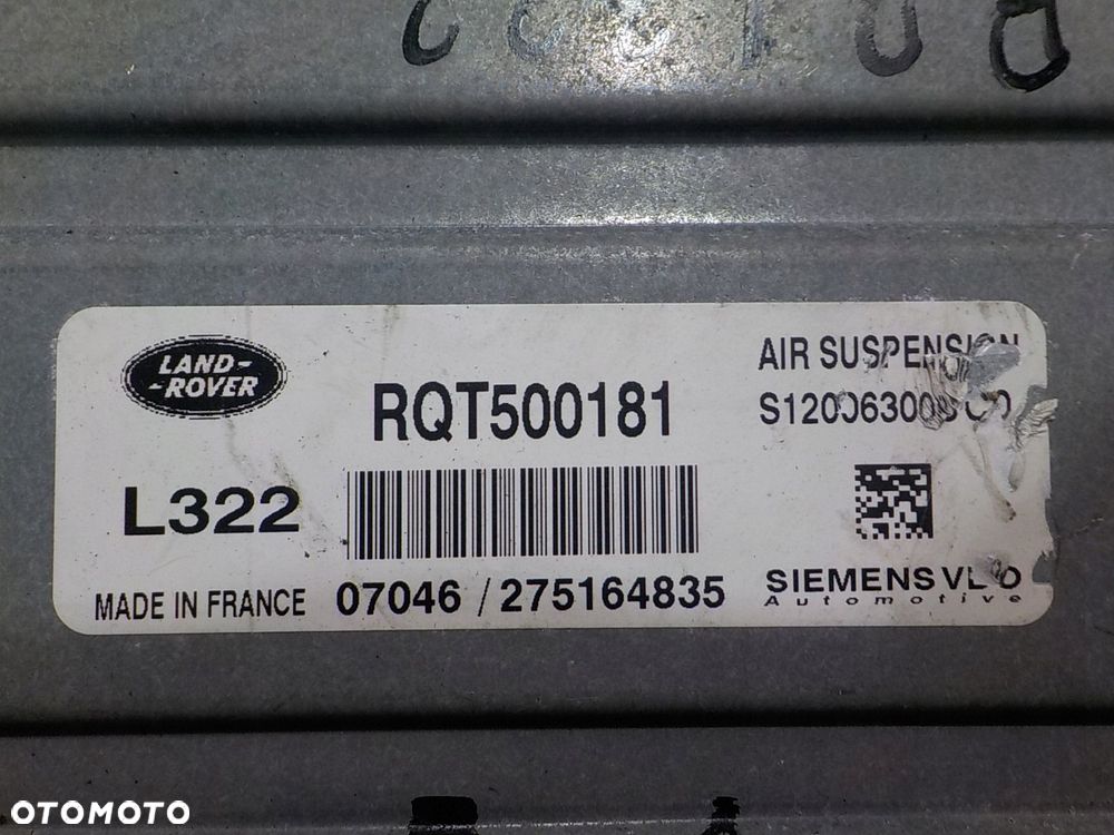 RANGE ROVER L322 LIFT 3.6 TD V8 07r modul sterownik zawieszenia RQT500181 - 6