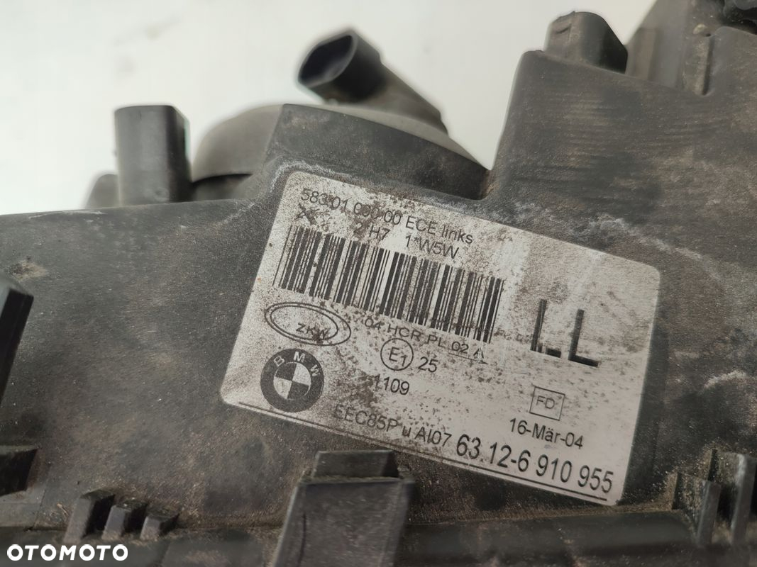 Lampa lewy przód BMW 3 E46 LIFT EUROPA 100TYS PRZEBIEGU ORYGINAŁ 6910955 - 4