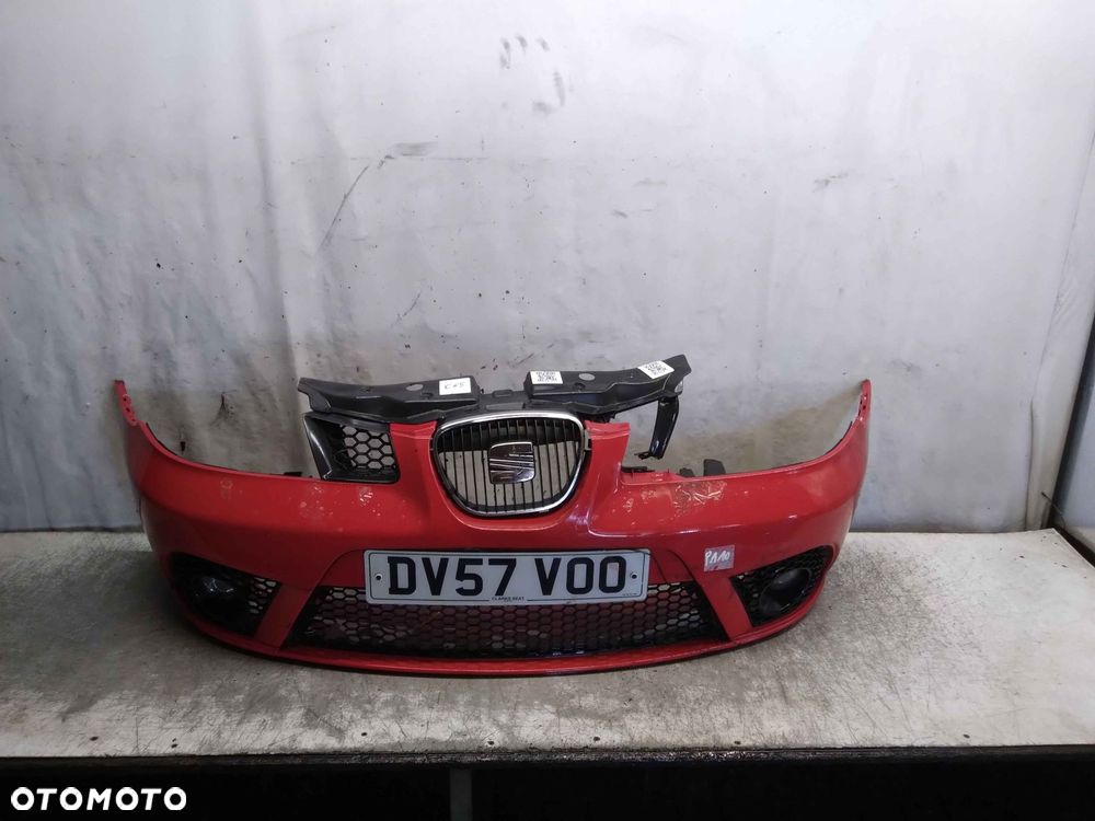 ^ ZDERZAK PRZÓD PRZEDNI SEAT IBIZA 3 III LIFT FL LS3H CZERWONY HALOGENY - 1