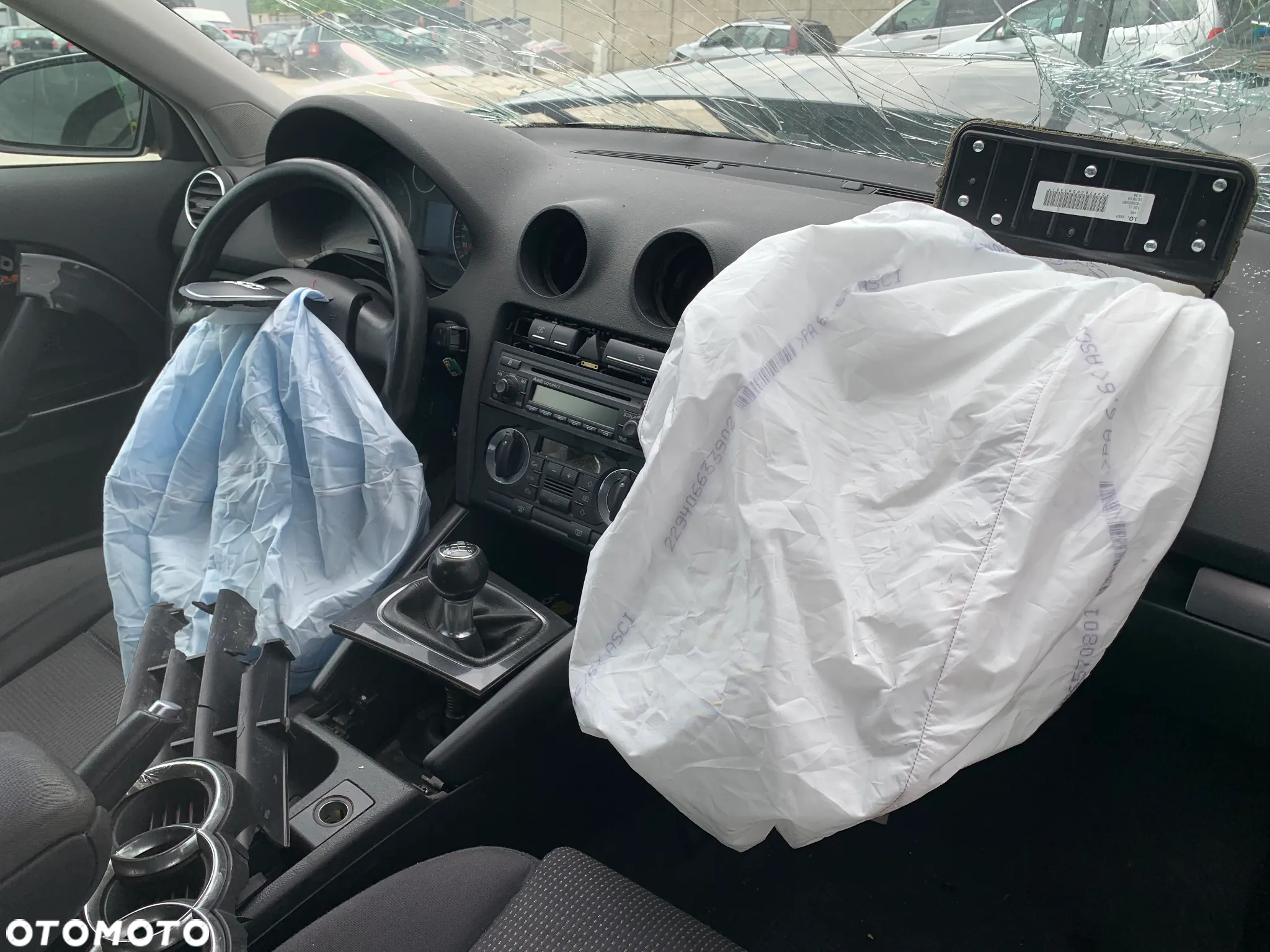 AUDI A3 2004 *SAMOCHÓD NA CZĘŚCI* 1068 MASKA LAMPA DRZWI LUSTERKO ZDERZAK GRILL BŁOTNIK KLAPA BELKA PRAWE LEWE PRZÓD TYŁ - 4