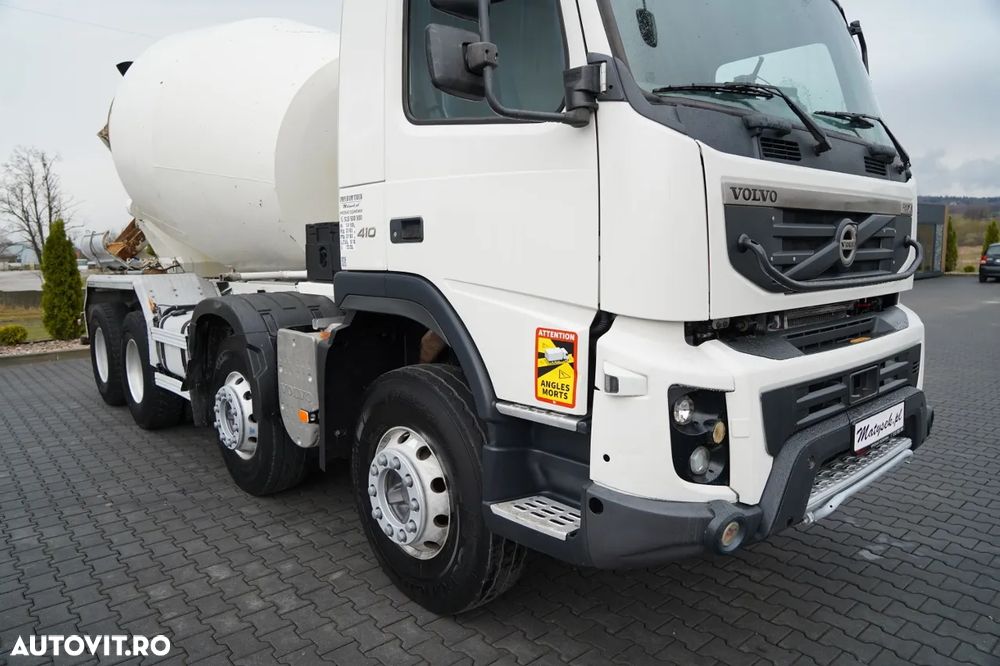 Volvo FMX 410 / 8x4 / BETONIERĂ / BETONIERĂ / LIEBHERR / 9 M3 / I-SHIFT / JANTE DIN ALIAJ / EURO 5 - 9