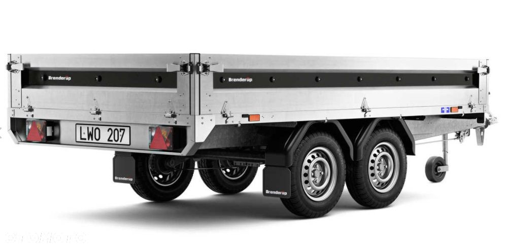 Brenderup PRZYCZEPA 4310 STB 2000KG 309x169x35 cm platforma - 13
