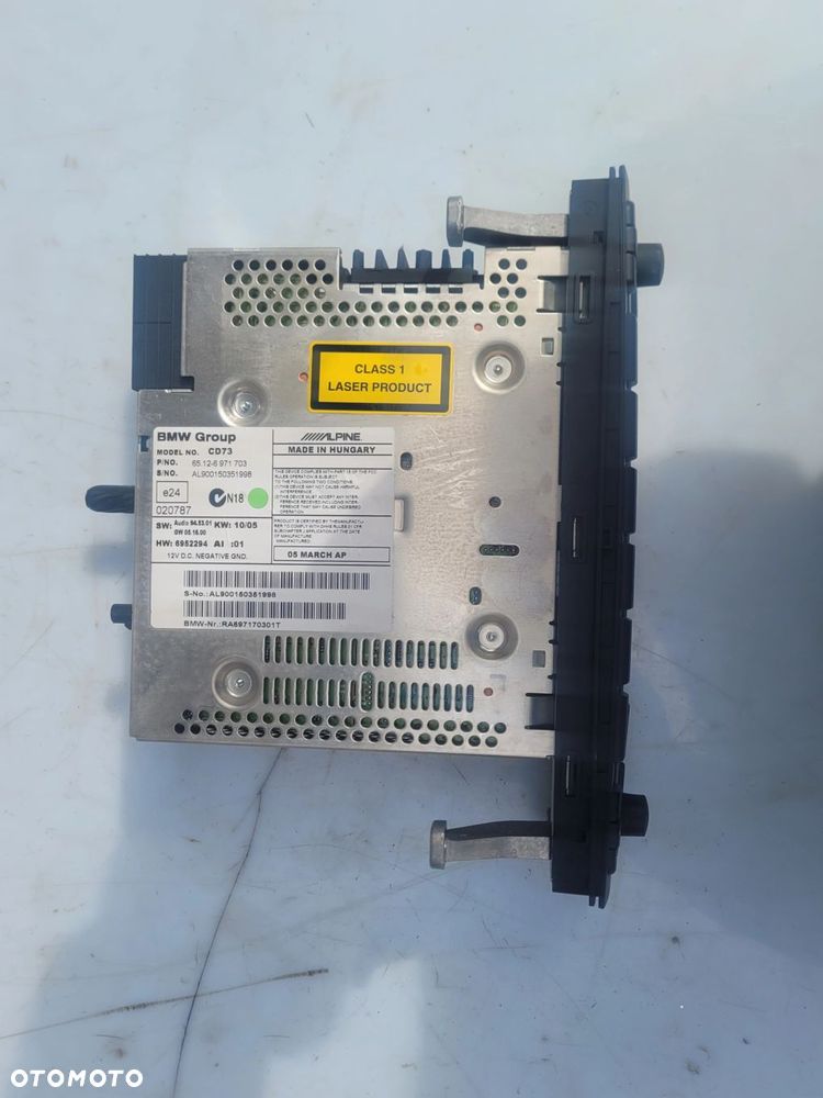RADIOODTWARZACZ PROFESSIONAL CD BMW E90 E91 E92 E93 6971703 - 3