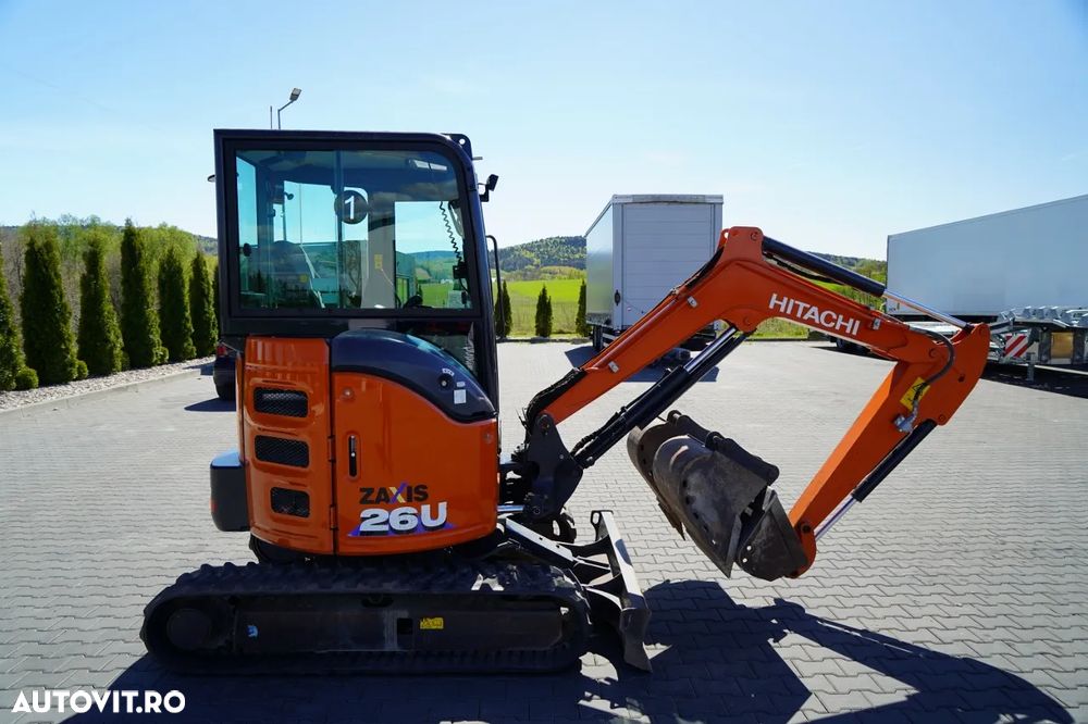 Hitachi ZX26U-6 CR / MINI EXCAVATOR / 2022 / 1900 ORE / SET CUPĂ - 15