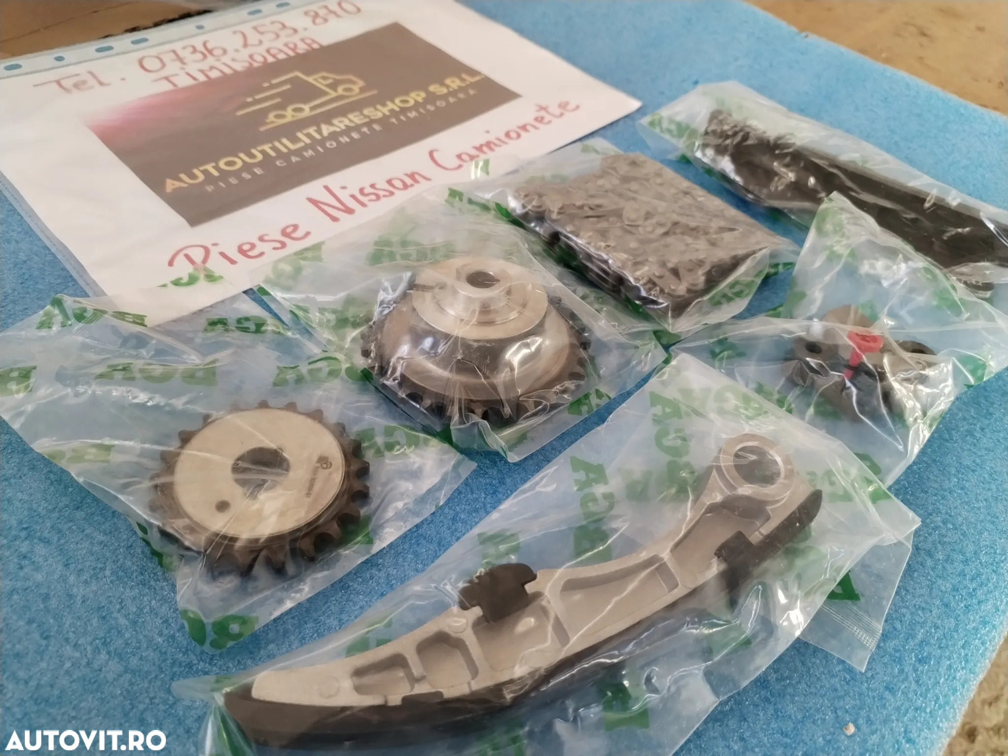 KIT LANT DISTRIBUTIE NISSAN ATLEON CABSTAR 3.0 ZD30 EURO4 150CP RENAULT MASCOT MAXITY PIESE ZD30DDTI - 11