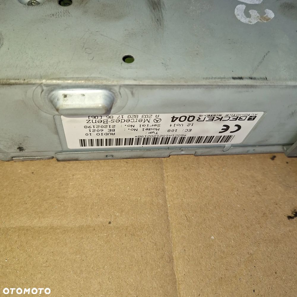 RADIO MERCEDES W203 A2038201786 - 5