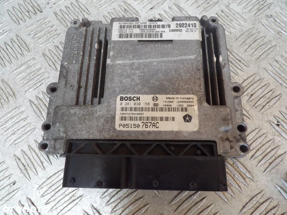 JEEP GRAND CHEROKEE WK2 3.0 CRD KOMPUTER SILNIKA ZESTAW P05150767AC - 5