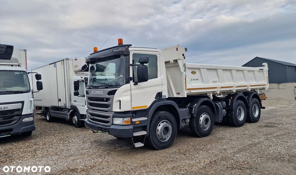 Scania P420 8x4 Hydroburta , Meller kiper , Manual