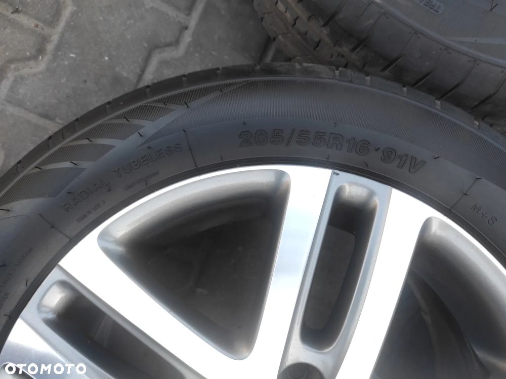 R16 205 55 5X112 FELGI KOŁA ALUFELGI ALUMINIOWE OPONY LETNIE 24 ROK 6.5J ET50 1K0601025BM RONAL AUDI A3 8P 8V A4 B5 B6 B7 SKODA OCTAVIA 2 3 SUPERB 1 2 3 VW GOLF 5 6 JETTA KOMBI PLUS HB TOURAN CADDY EOS SIROCCO SEAT LEON 2 ALTEA TOLEDO 3 ALTEA XL KOMPLET WYSYŁKA !!!! - 2
