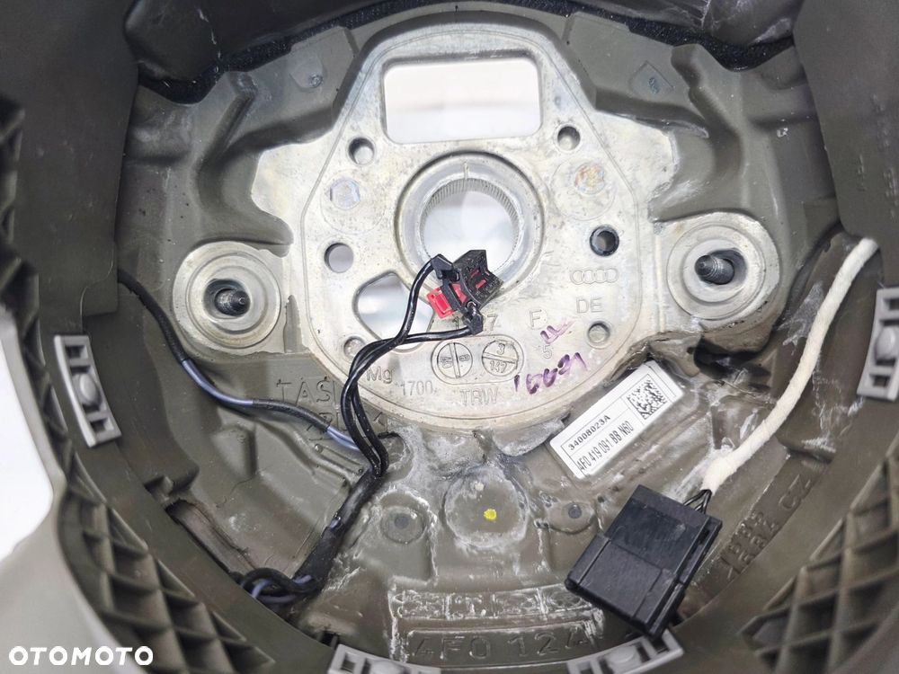 KIEROWNICA SKÓRA PODGRZEWANA AUDI A6 C6 Q7 4L 4F0419091BB N60 KOMPLET - 8