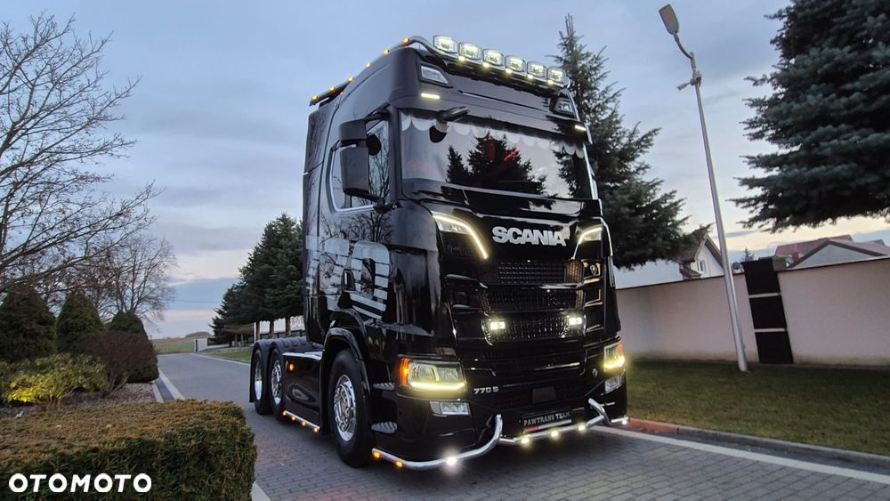 Scania SCANIA///S 770///2021///PUSHER///6×2/// 70000KG///RETARDER///OŚ SKRĘTNA///OŚ PODNOSZONA///PODUSZKI///NAWIGACJA/// FULL LED///ALUFELGI///PRZESUWANE SIODŁO///PEDANTYCZNY STAN - 16