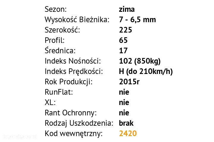 Hankook Winter i*cept evo 2 SUV - 225/65 R17 - 3