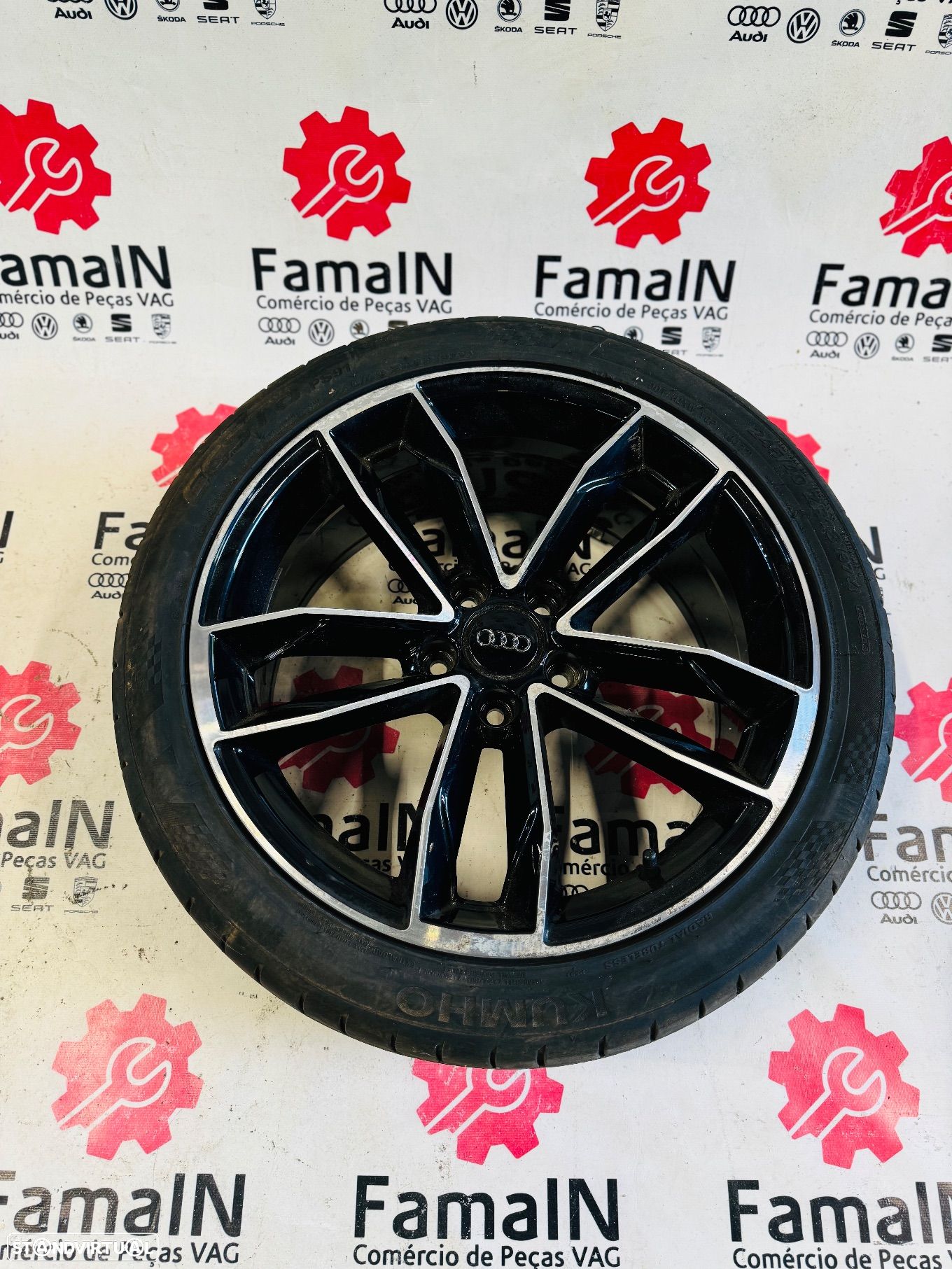 Jante AUDI 18 5x112 com PNEU ET35 - 1
