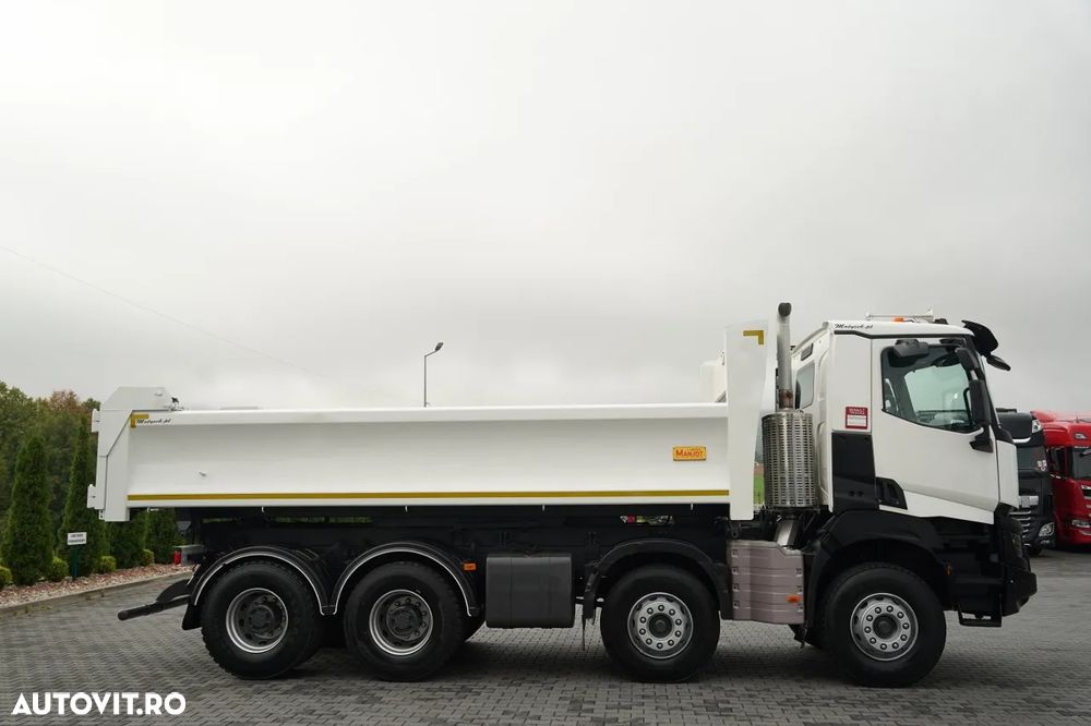 Renault K 480 / 8x4 / WYWROTKA DWUSTRONNA - 6 M / HYDROBURTA / HYDROKLAPA / AUTOMAT / EURO 6 / - 17