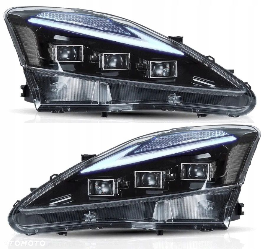 Reflektory Lampy kpl Vland Full Led Neon Dts Tuning Lexus IS II 2 2006-2013 - 2