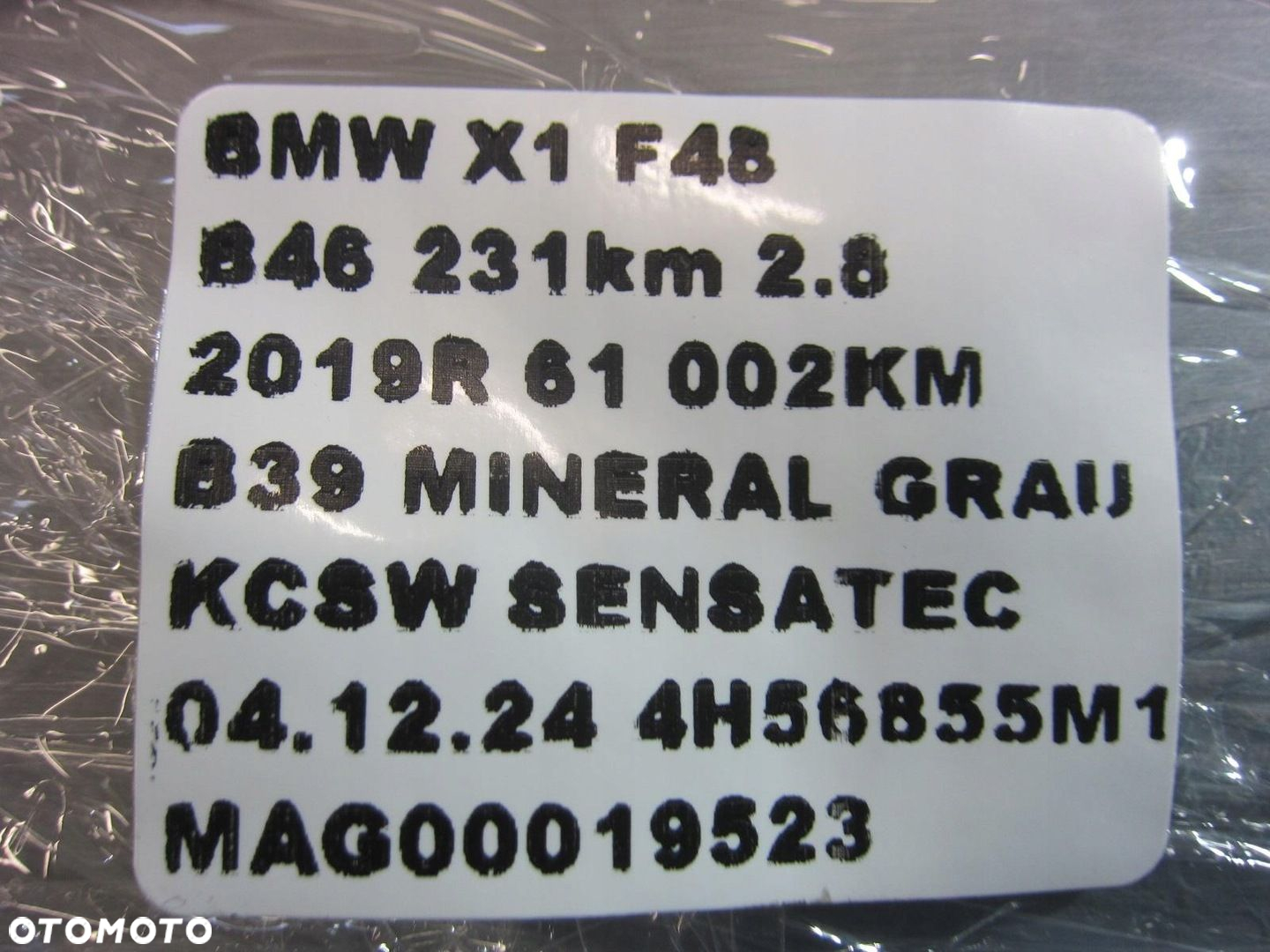 BMW X1 F48 KRATKA NAWIEWU LISTWA DESKI DEKOR SREBRNY 9347741 51459347741 - 14