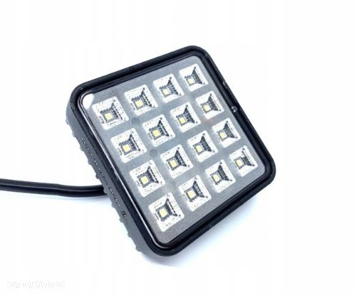 Lampa robocza halogen 16 LED z włącznikiem TRAKTOR