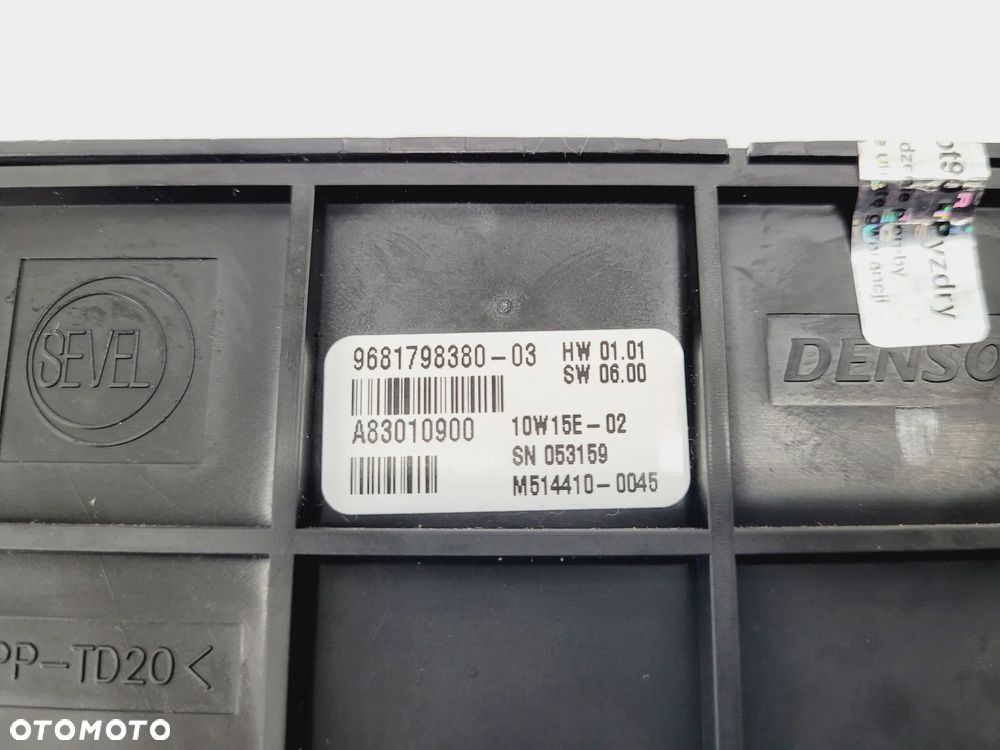 PANEL KLIMATYZACJI KLIMATRONIC NAWIEWU PEUGEOT PARTNER CITROEN BERLINGO III 2008-2018 CZĘŚCI - 6