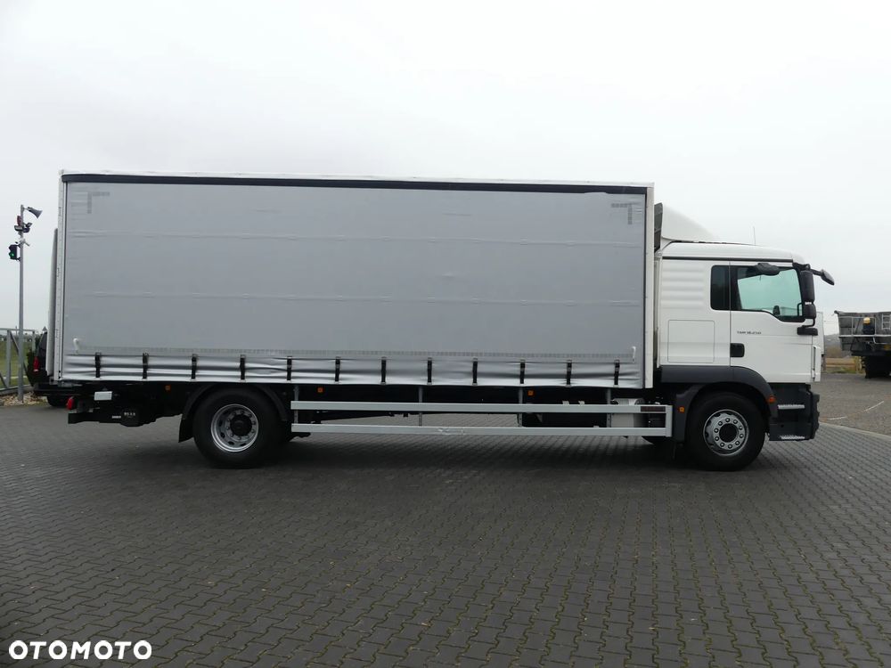 MAN TGM 18.250 / FIRANKA 7.30 + WINDA / ZSUWANY DACH / EURO 6 / - 10