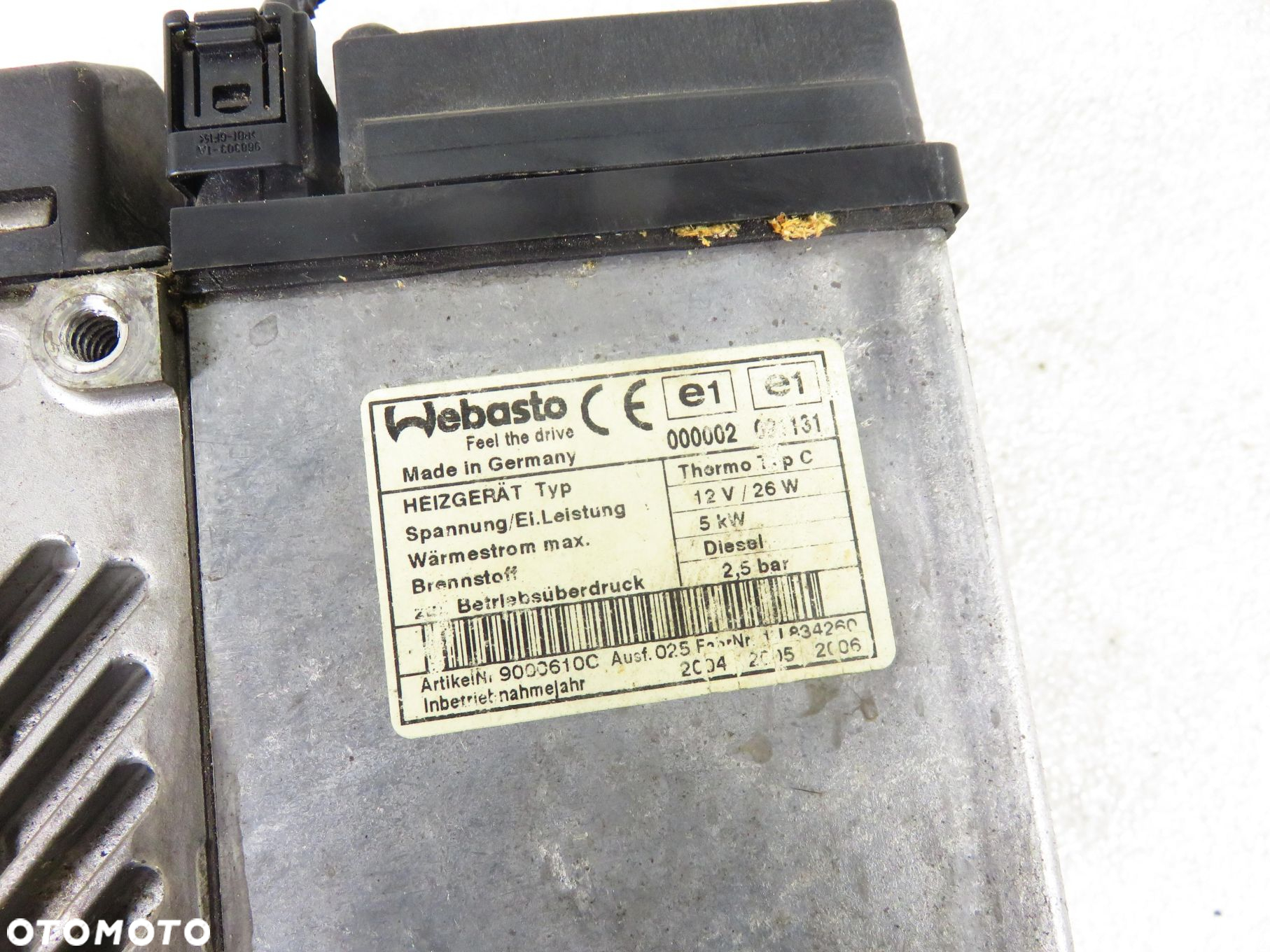 WEBASTO MAZDA 6 I 9000610C RF5C209A0 - 2
