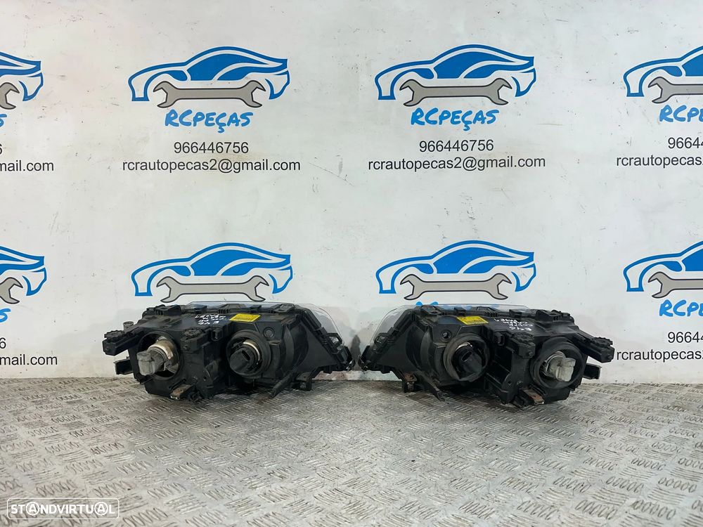 .Conjunto Oticas Farois Frontal Frente Esquerda Direita Halogenio Original BMW Serie 3 E46 Coupe Cabrio 7 165 906 7 165 905 1997 - 2006 - 5
